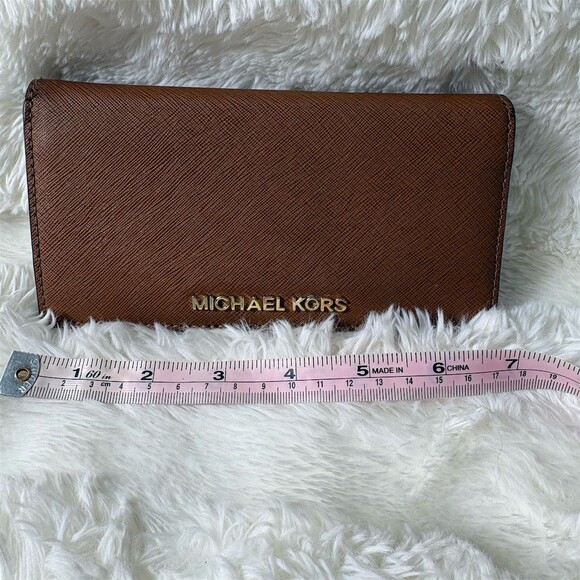 Michael Kors Handbags - Michael Kors Wallet Womens One Size Brown Bifold Snap ID Window Card Slots